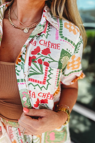 *Coastal Days Print Top - Simply Me Boutique