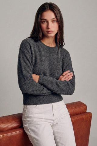 Cozy Moments Sweater (Charcoal) - Simply Me Boutique
