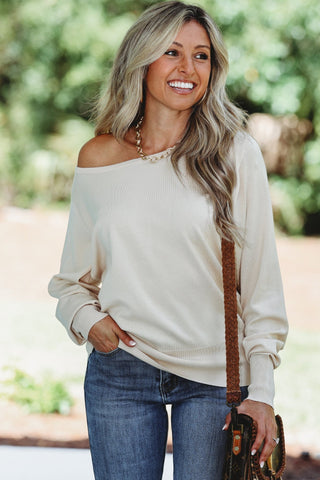 Crisp Mornings Light Taupe Sweater - Simply Me Boutique