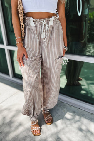 Desert Dune Cargo Pocket Joggers - Simply Me Boutique