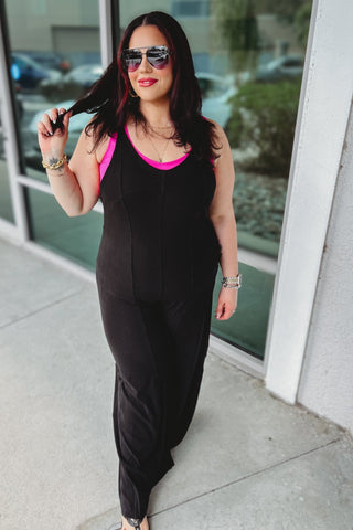 Desert Moon Black Jumpsuit - Simply Me Boutique