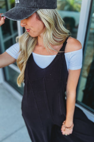 Desert Moon Black Jumpsuit - Simply Me Boutique