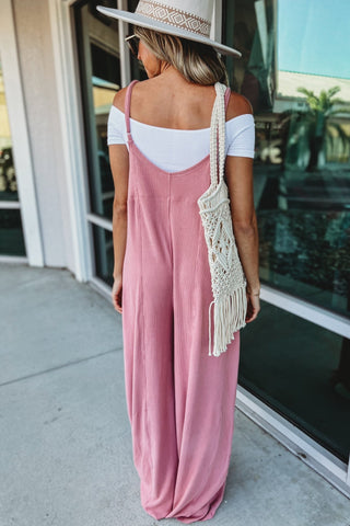 Desert Moon Rose Pink Jumpsuit - Simply Me Boutique