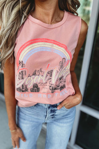 Desert Vibes Graphic Tank - Simply Me Boutique