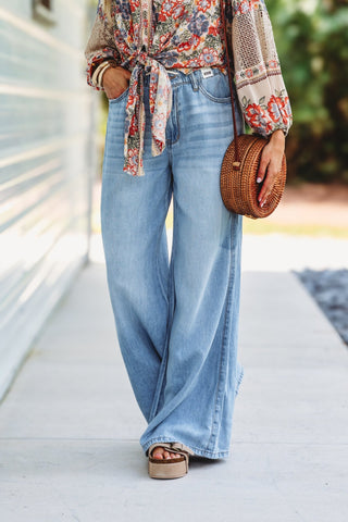 Desert Wildflower Tie Front Top - Simply Me Boutique
