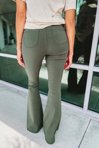 Disco Nights Stretchy Flares 7 COLORS! - Simply Me Boutique