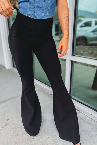 Disco Nights Stretchy Flares 7 COLORS! - Simply Me Boutique