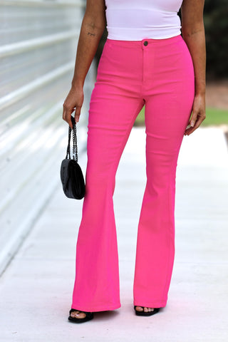 Disco Nights Stretchy Flares - Simply Me Boutique