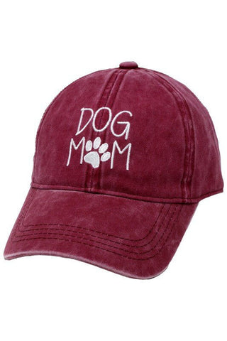 Dog Mom Baseball Cap Hat - Simply Me Boutique