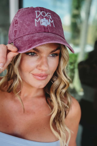 Dog Mom Baseball Cap Hat - Simply Me Boutique