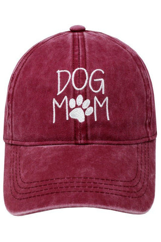 Dog Mom Baseball Cap Hat - Simply Me Boutique