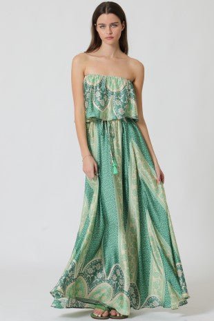 Emerald Oasis Maxi Dress - Simply Me Boutique