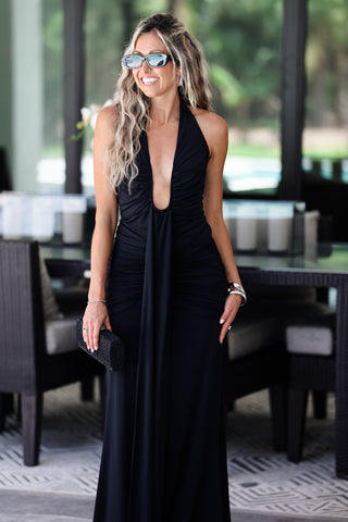 Enchanted Midnights Black Maxi Dress - Simply Me Boutique