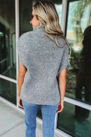 Fall Festivities Turtleneck Sweater Vest - Simply Me Boutique