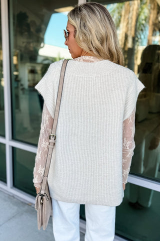 Fall is in the Air Oversized Sweater Vest - Simply Me Boutique