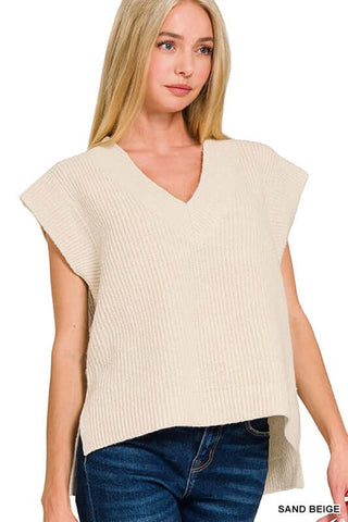 Fall is in the Air Oversized Sweater Vest - Simply Me Boutique