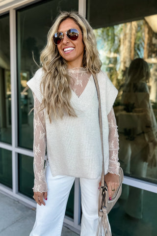 Fall is in the Air Oversized Sweater Vest - Simply Me Boutique