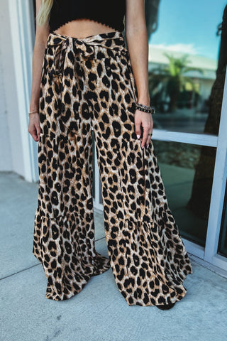 *Fierce Feelings Leopard Print Pants - Simply Me Boutique