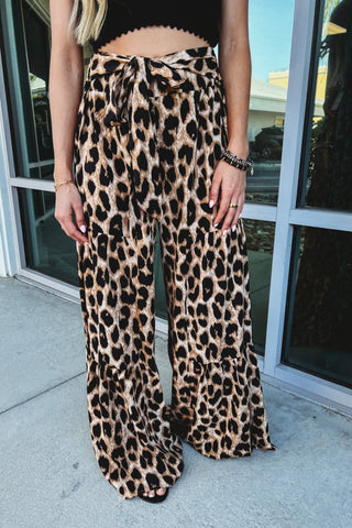 *Fierce Feelings Leopard Print Pants - Simply Me Boutique