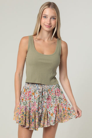 Floral Lane Skort Shorts - Simply Me Boutique