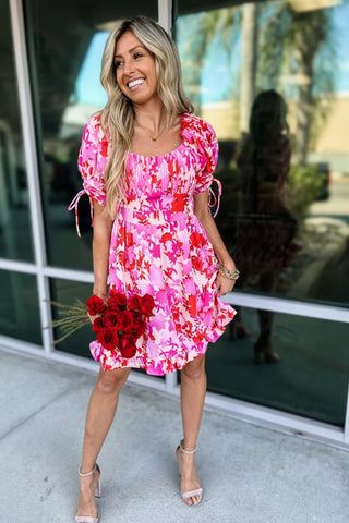 Forever in Bloom Pink Dress - Simply Me Boutique