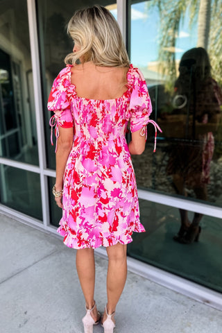 Forever in Bloom Pink Dress - Simply Me Boutique