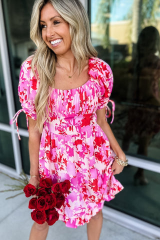 Forever in Bloom Pink Dress - Simply Me Boutique