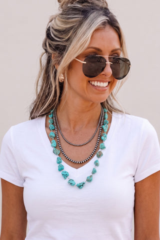 The Turquoise Sierra Layered Necklace