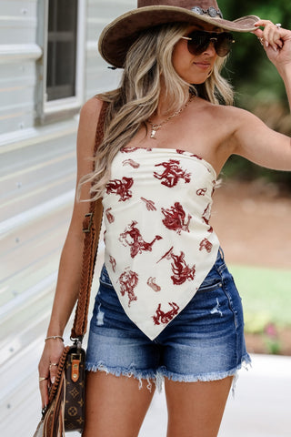 Giddy Up Western Print Scarf - Simply Me Boutique