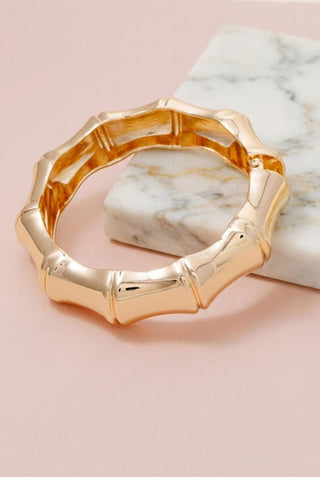Gold Bamboo Bangle Bracelet - Simply Me Boutique