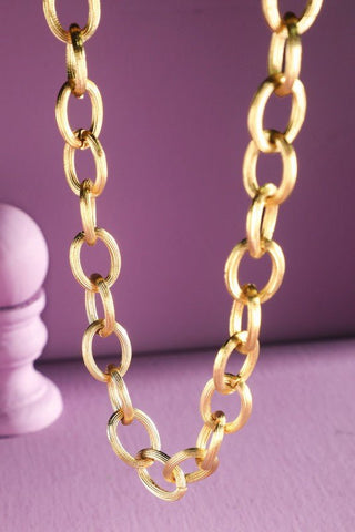 Gold Chunky Link Chain Necklace - Simply Me Boutique