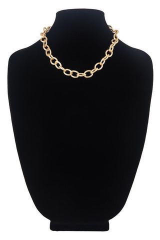 Gold Chunky Link Chain Necklace - Simply Me Boutique