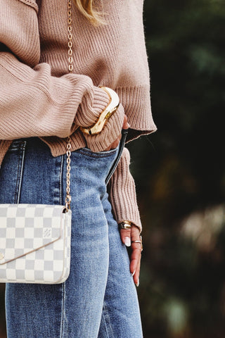 Gold Molten Wave Bangle Bracelet - Simply Me Boutique