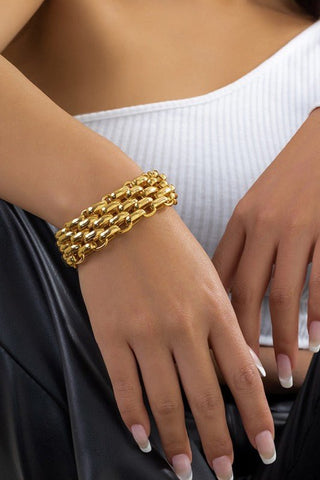 (Gold, Silver) The Milan Chain Bracelet - Simply Me Boutique