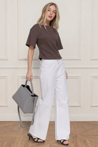 Good Luck Babe Brown Knit Top - Simply Me Boutique