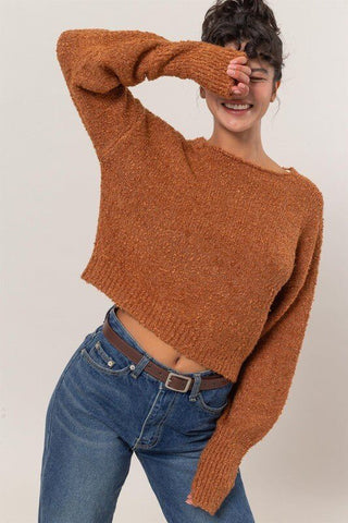 Good Things are Coming Cropped Sweater 2 COLORS! - Simply Me Boutique