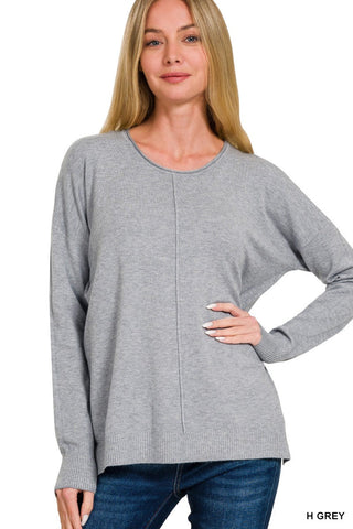 GREY Better Days Sweater - Simply Me Boutique
