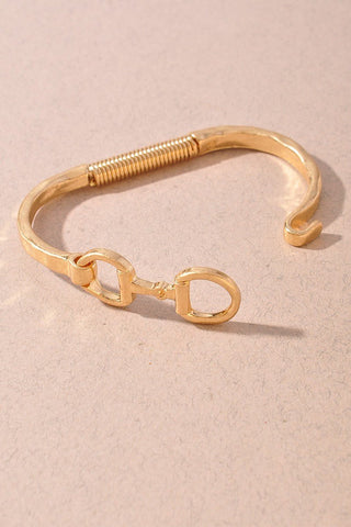 *Hammered Toggle Cuff Bracelet - Simply Me Boutique