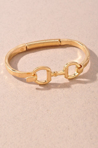 *Hammered Toggle Cuff Bracelet - Simply Me Boutique