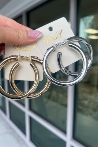 Hoop Earrings 2 Colors! - Simply Me Boutique