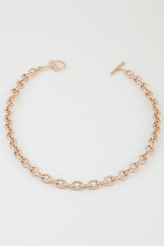 Horseshoe Toggle Gold Chain Necklace - Simply Me Boutique