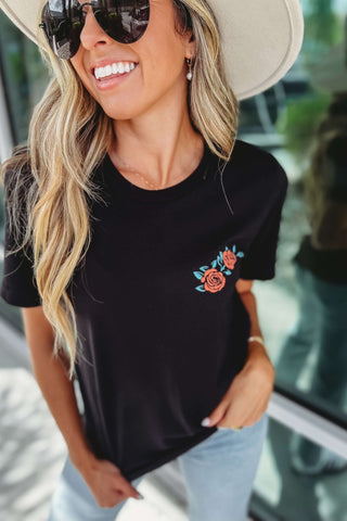 Howdy Honey Black Graphic Tee - Simply Me Boutique