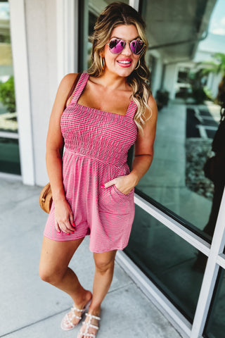 Chasing Summers Striped Romper 7 Colors!