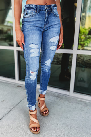KANCAN I Told You So Distressed Skinny Jeans - Simply Me Boutique Shop SMB
