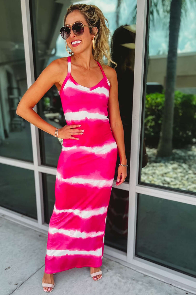 Tie Dye Maxi Dress