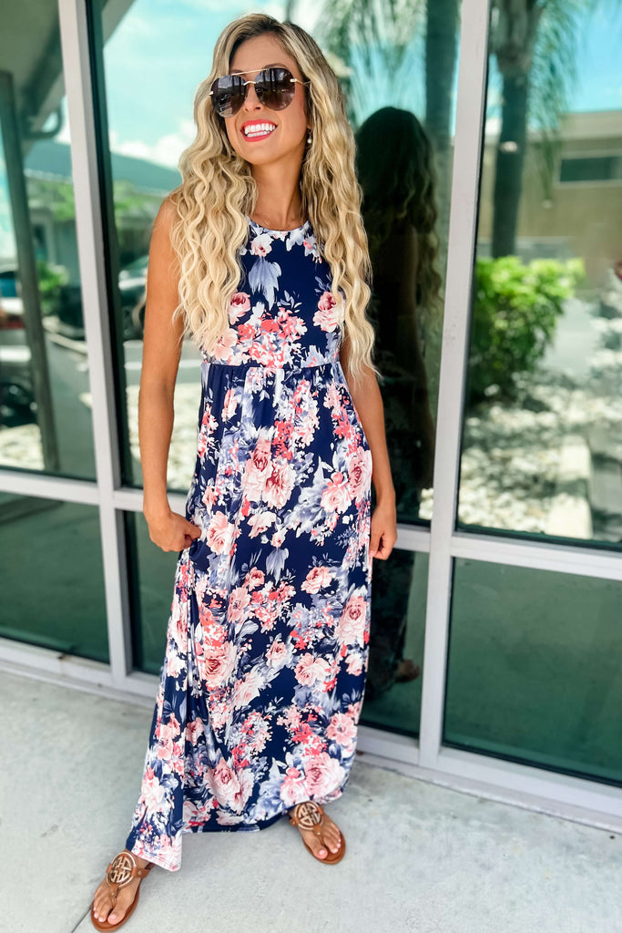 Love Me Like You Do Floral Maxi Dress