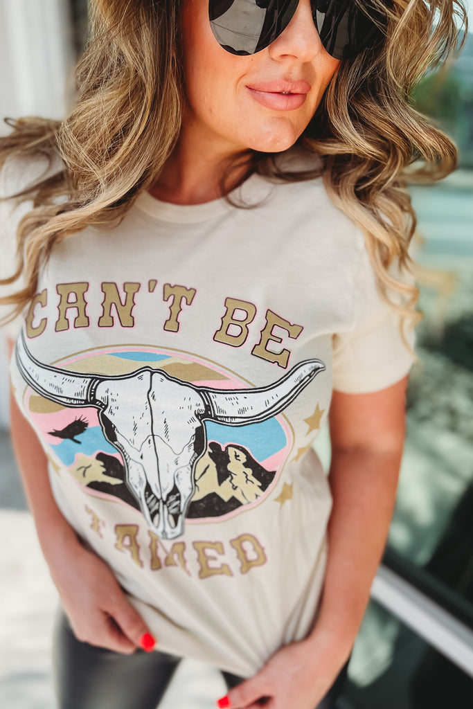 (More colors) Can't Be Tamed Graphic Tee