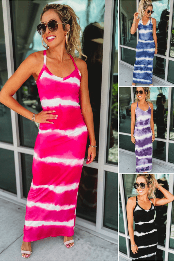 Tie Dye Maxi Dress