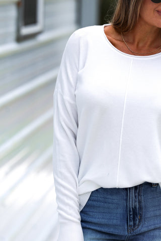IVORY Better Days Sweater - Simply Me Boutique