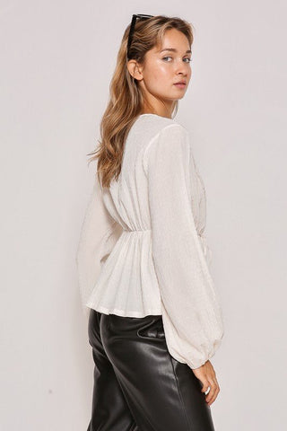 Ivory Boho Lace Top - Simply Me Boutique